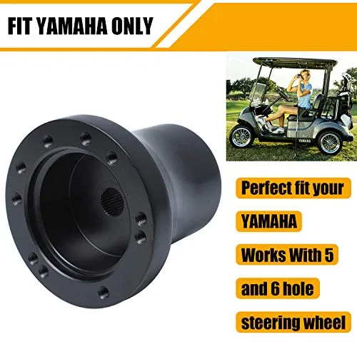 MOSNAI Yamaha Golf Cart Steering Wheel and Adapter image 2