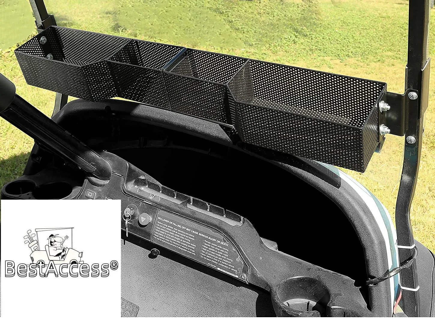 BestAccess Front Storage Basket for Club Car Precedent & DS image 3