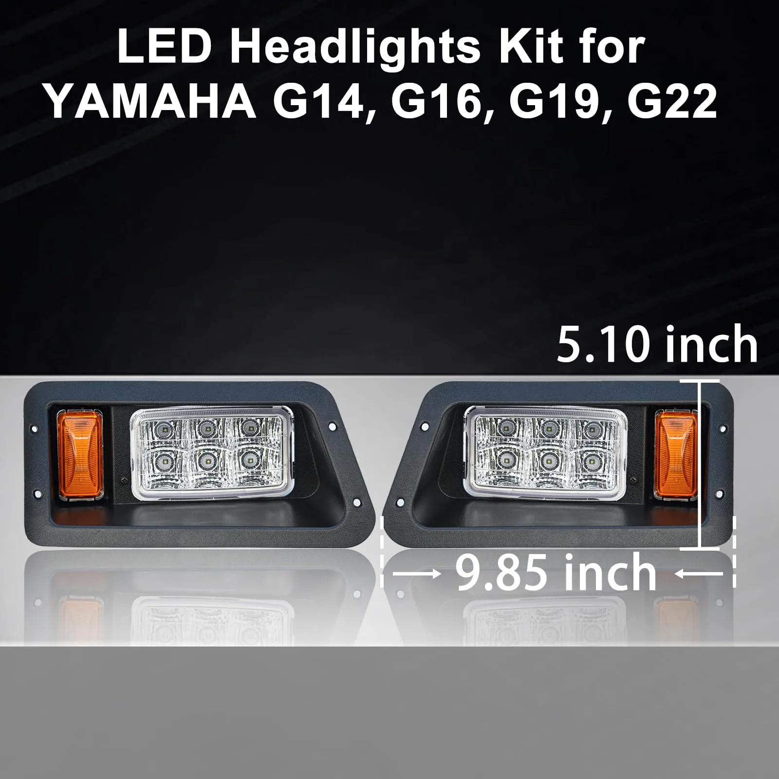 Orle Oko LED Headlight Kit for Yamaha G14-G22 Golf Carts image 2