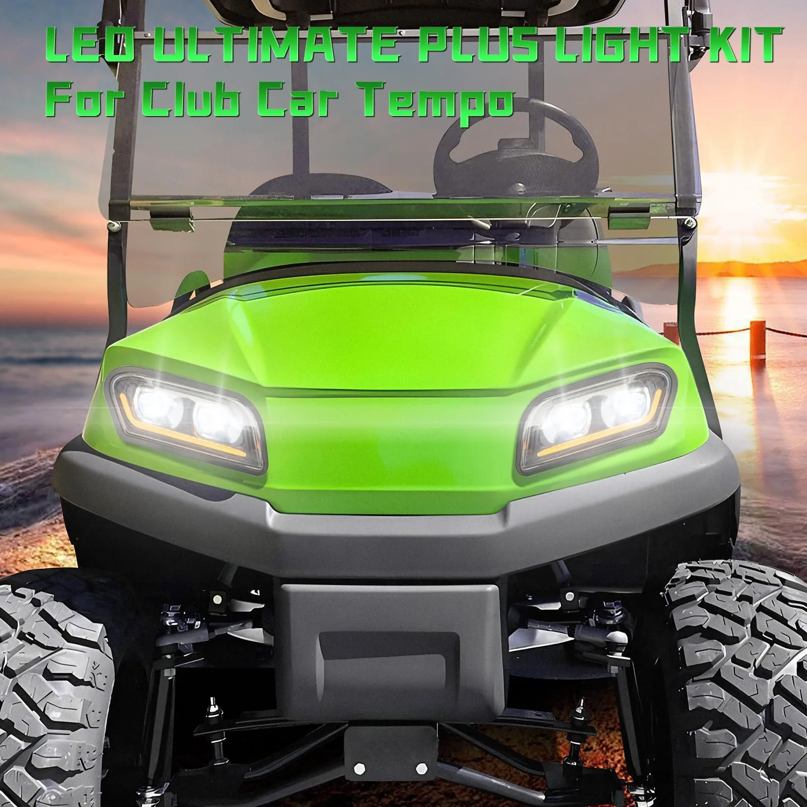 LED Light Kit for Club Car Tempo Golf Carts image 2