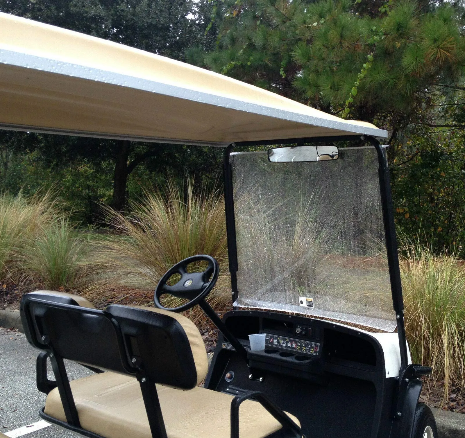 Generic 16.5-Inch Panoramic Golf Cart Rear View Mirror image 2