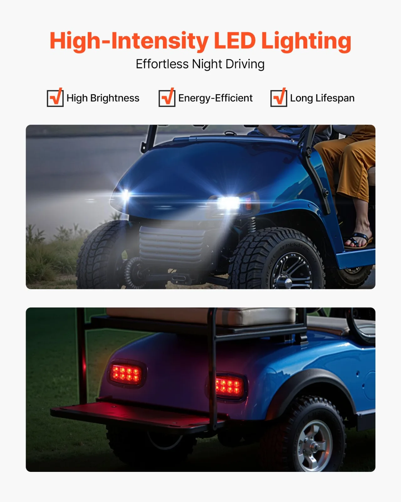 VEVOR LQLK-2002LB Light Kit for E-Z-GO TXT 1996-2013 image 3