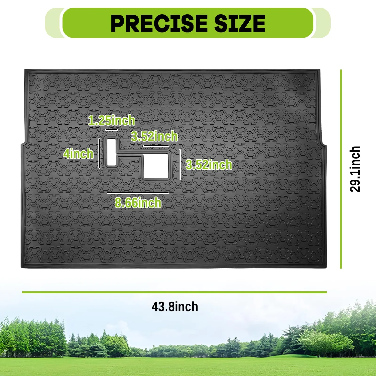 JAOGAUS GCFM1003 Floor Mat for Club Car DS and Villager image 3