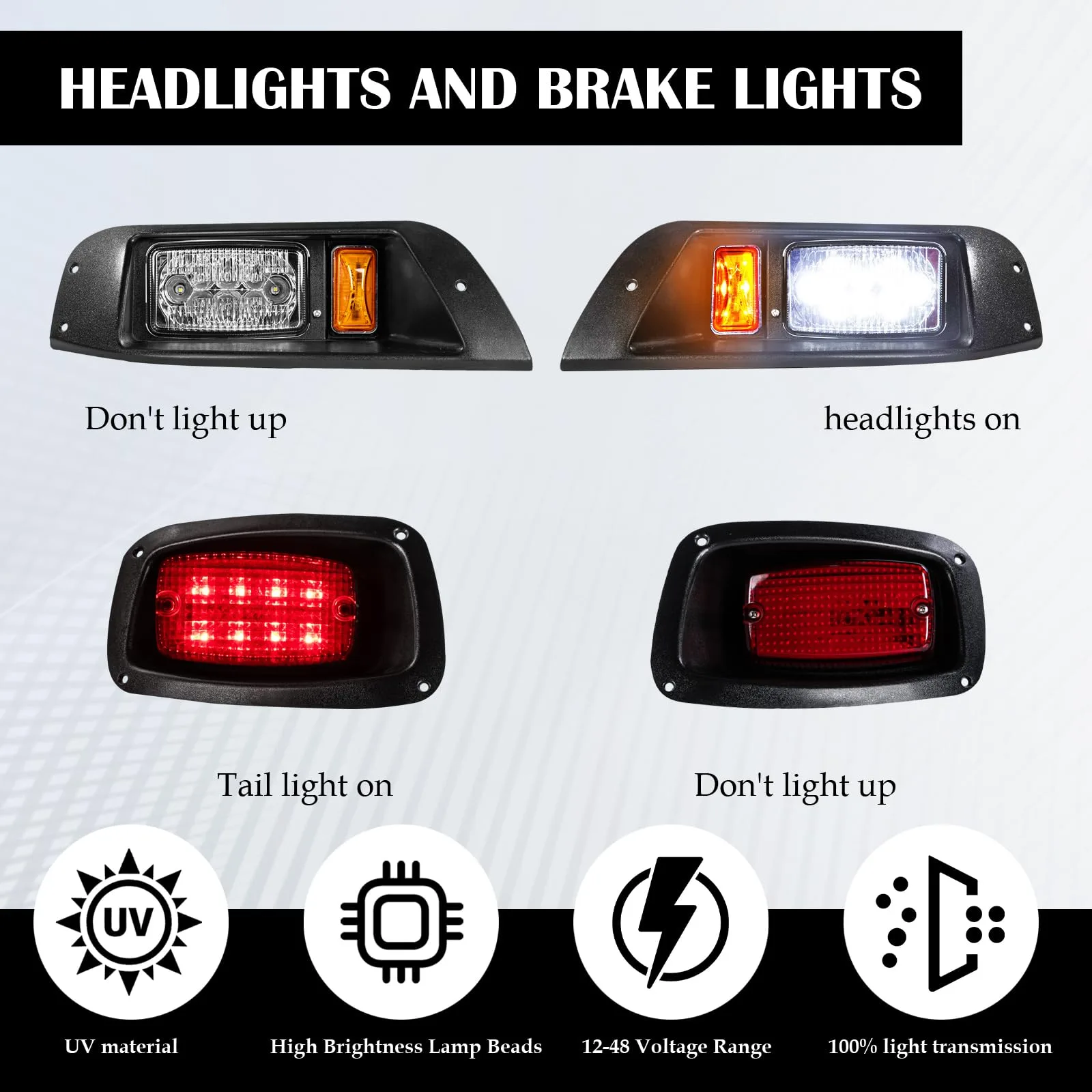 VPAHub E-Z-GO TXT LED Light Kit 1996-2013 48V image 2