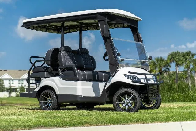 RED DOT 3-Sided Enclosure for ICON i40 Golf Cart image 3