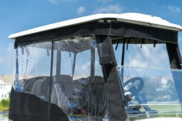 RED DOT 3-Sided Enclosure for ICON i40 Golf Cart image 4