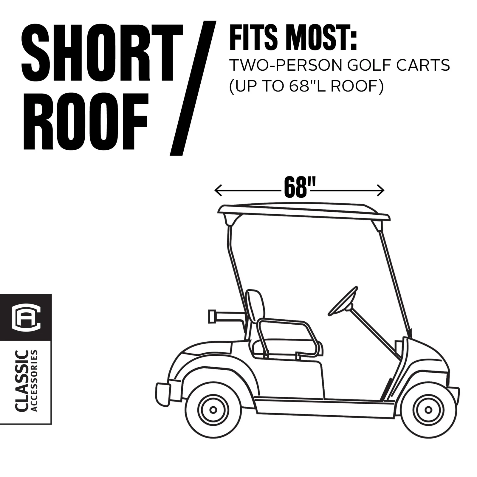 Classic Accessories Golf Cart Travel Enclosure 40-045-335801-00 image 3