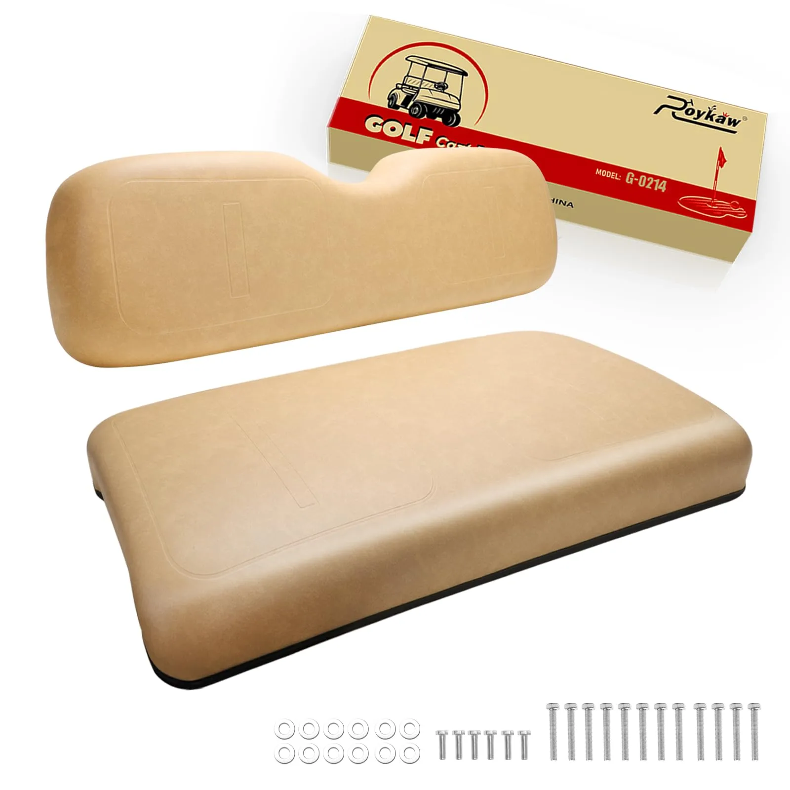 Roykaw Front Seat Cushion for E-Z-G-O TXT 1994-2013