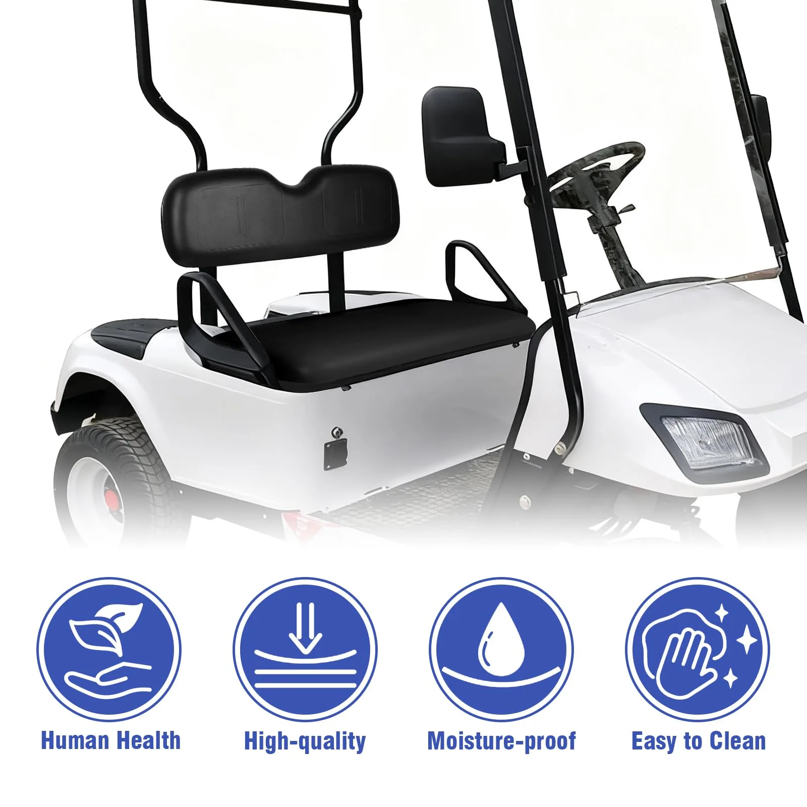 AZURAOKEY Front Seat Cushion Kit for E-Z-GO TXT, 1994–2013 image 4