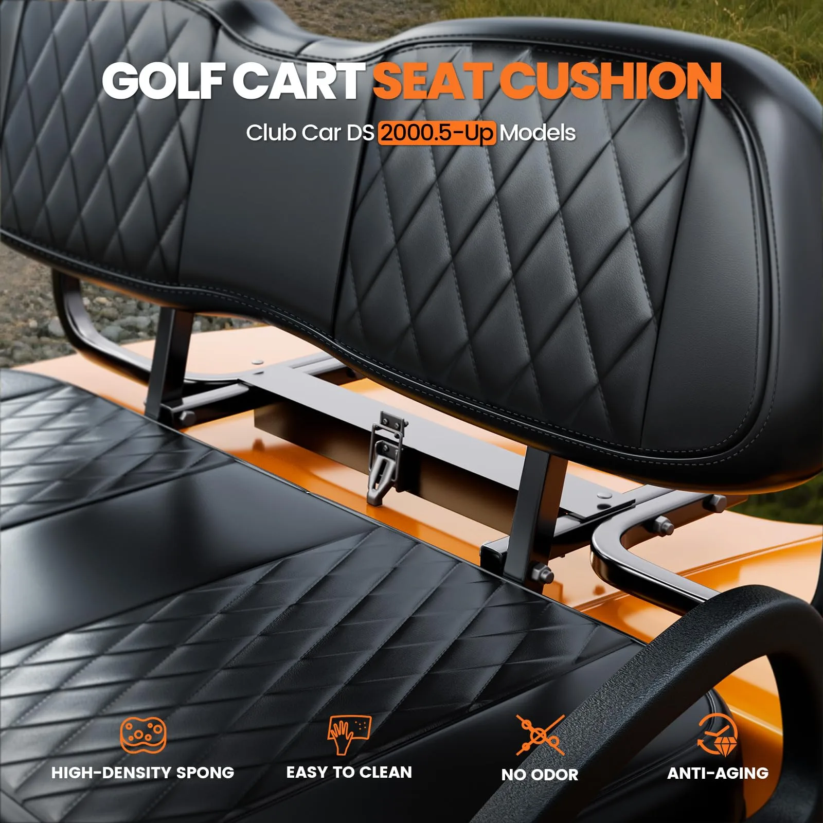GODCTSUP Club Car DS Front and Rear Seat Cushion Set image 2