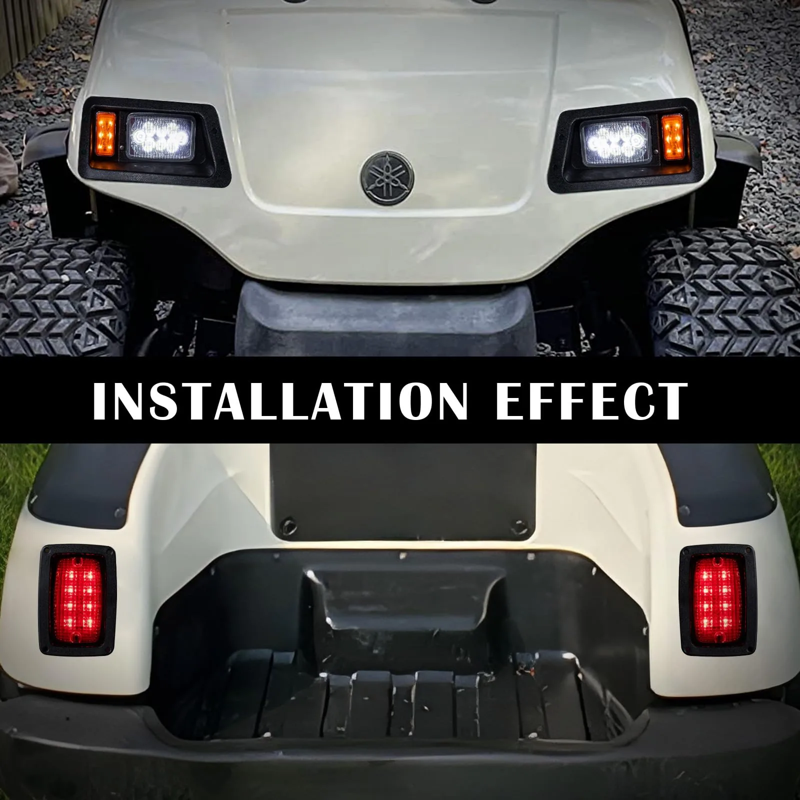 VPAHub LED Light Kit for Yamaha G22 Golf Cart image 3