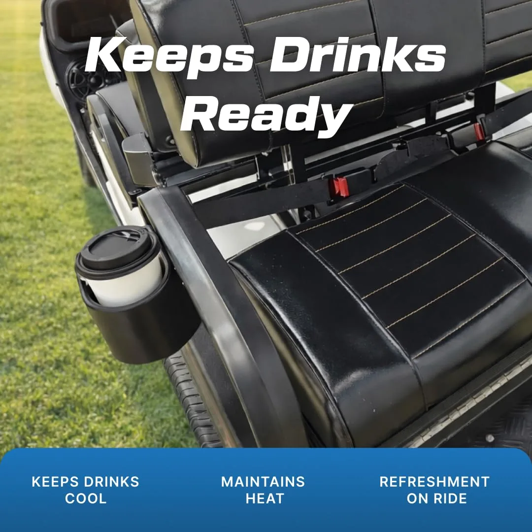 Evolution Golf Cart Rear Seat Cup Holder Kit 2.03.0793 image 3