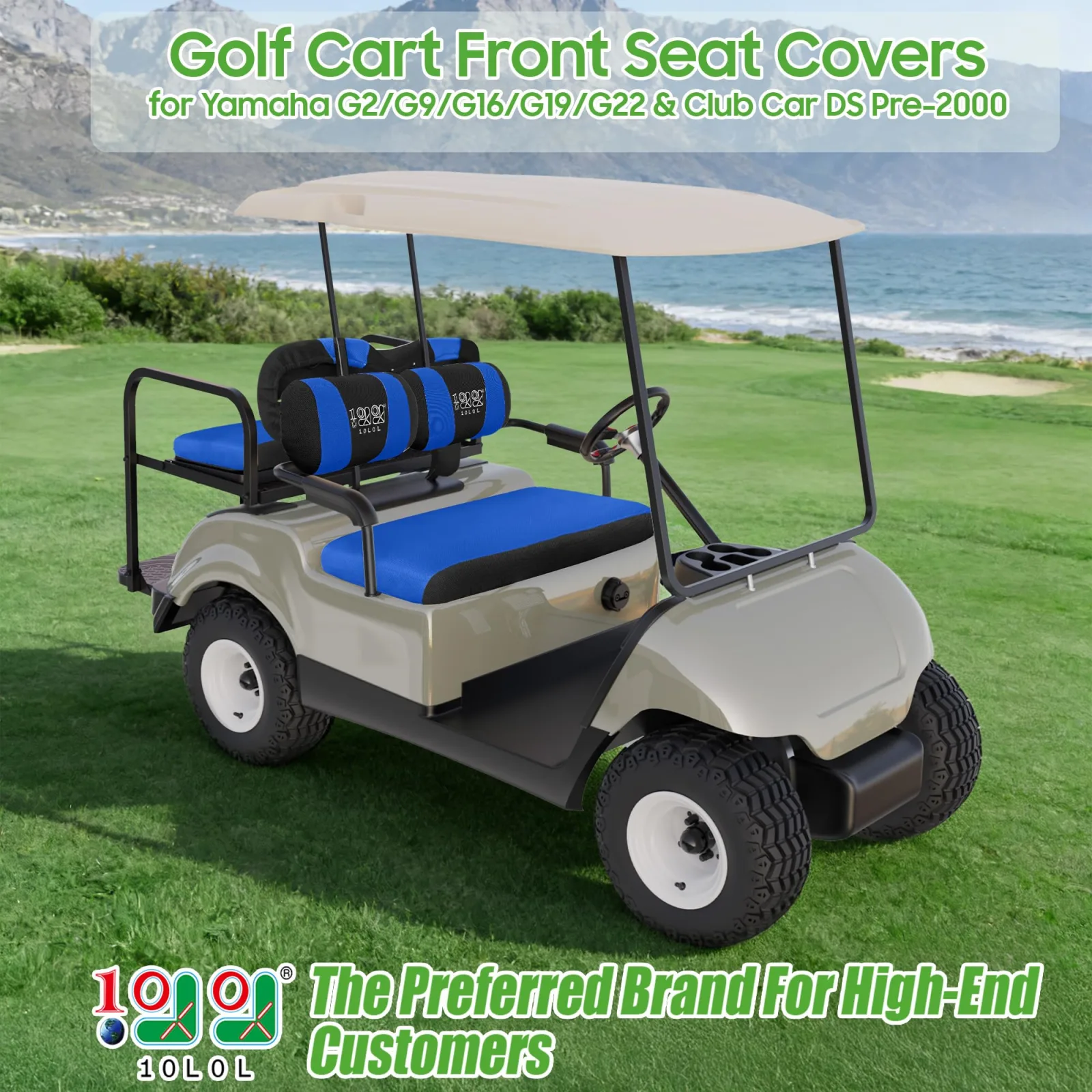 10L0L G22-COVER Golf Cart Seat Cover Set image 2