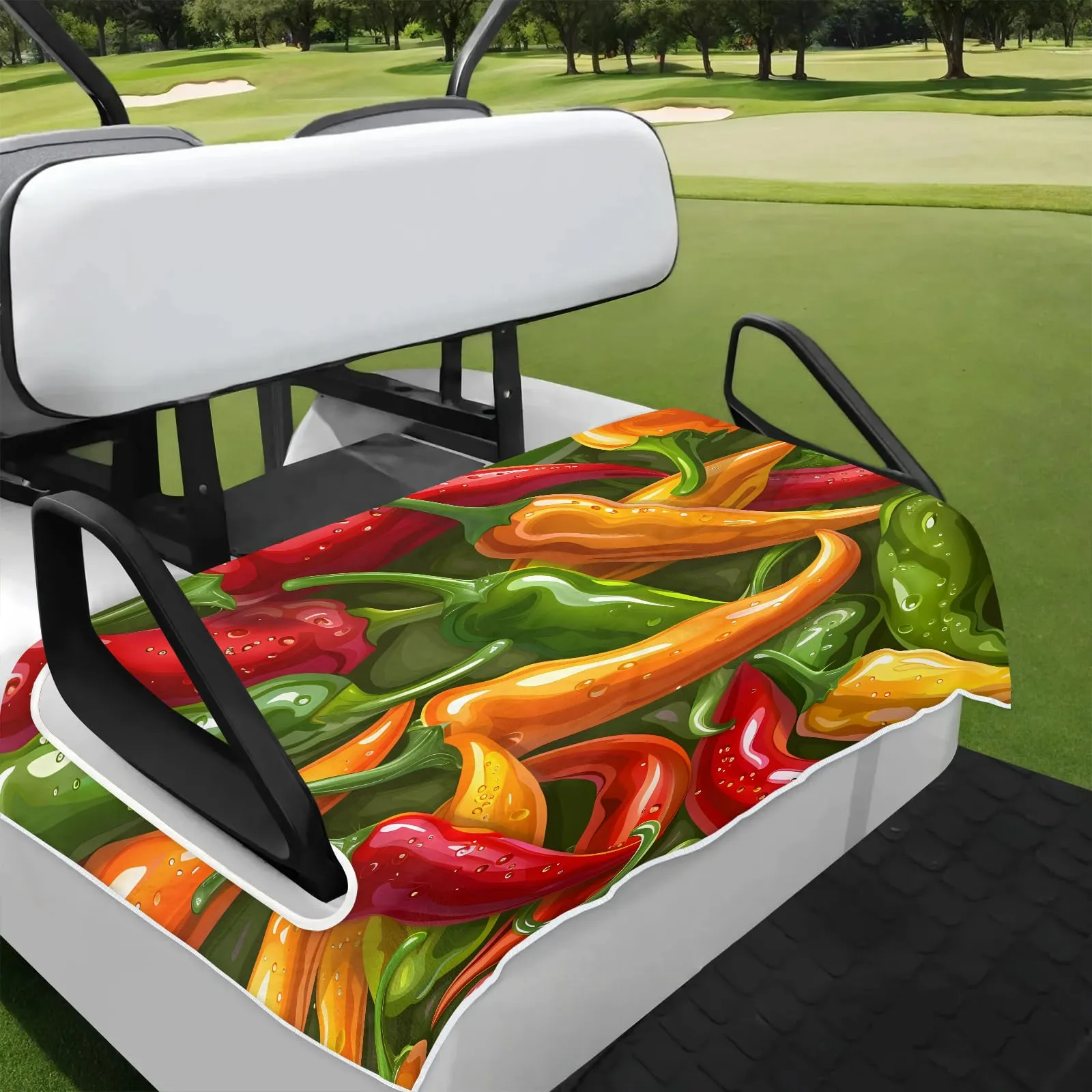 Tiveruda Golf Cart Seat Cover for Double Seats