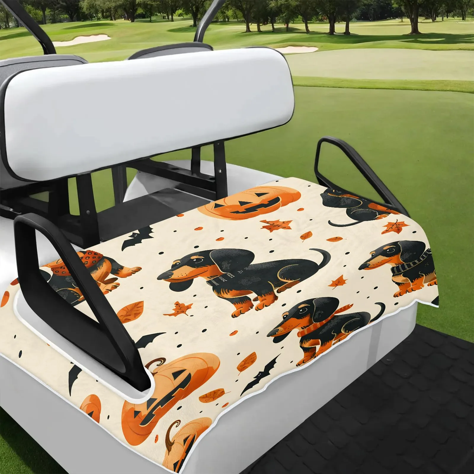 Tiveruda Golf Cart Seat Cover for Double Seats