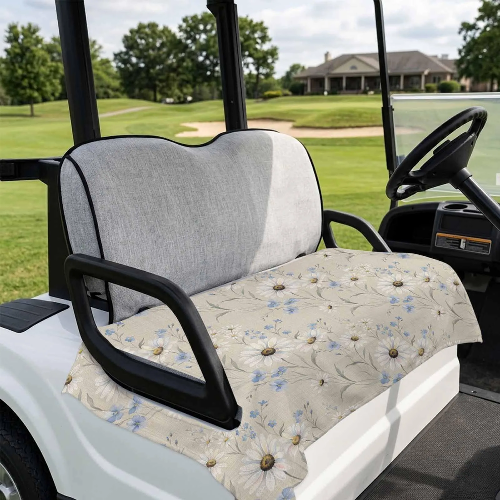 DecorLovee Floral Golf Cart Seat Cover, 51 x 31 in image 4