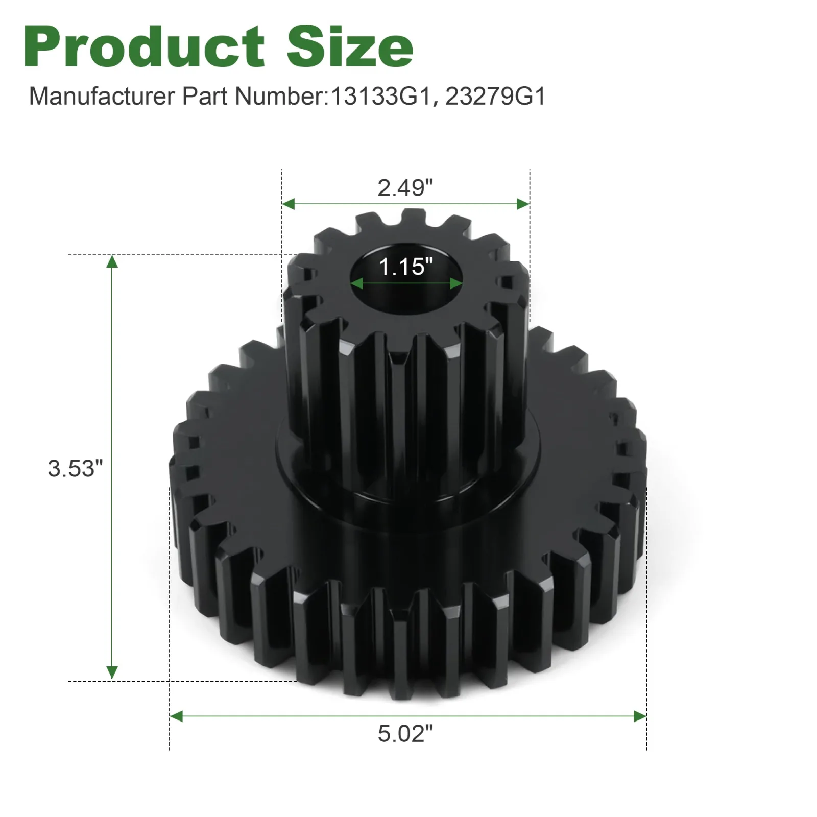 Camotokiit Steering Reduction Gear for E-Z-GO Golf Carts image 4