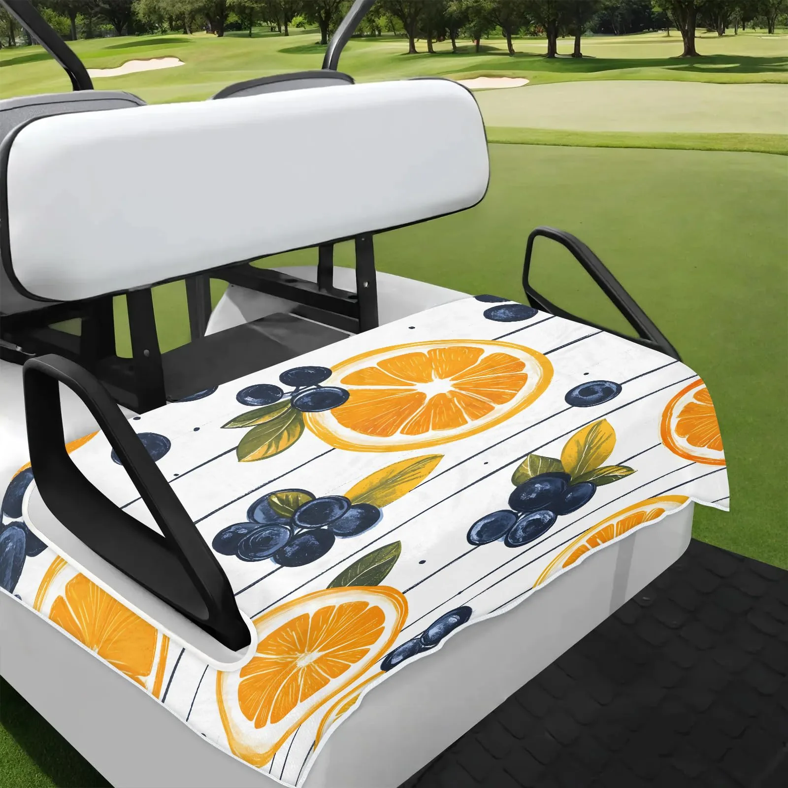 Tiveruda Golf Cart Seat Cover for Double Seats