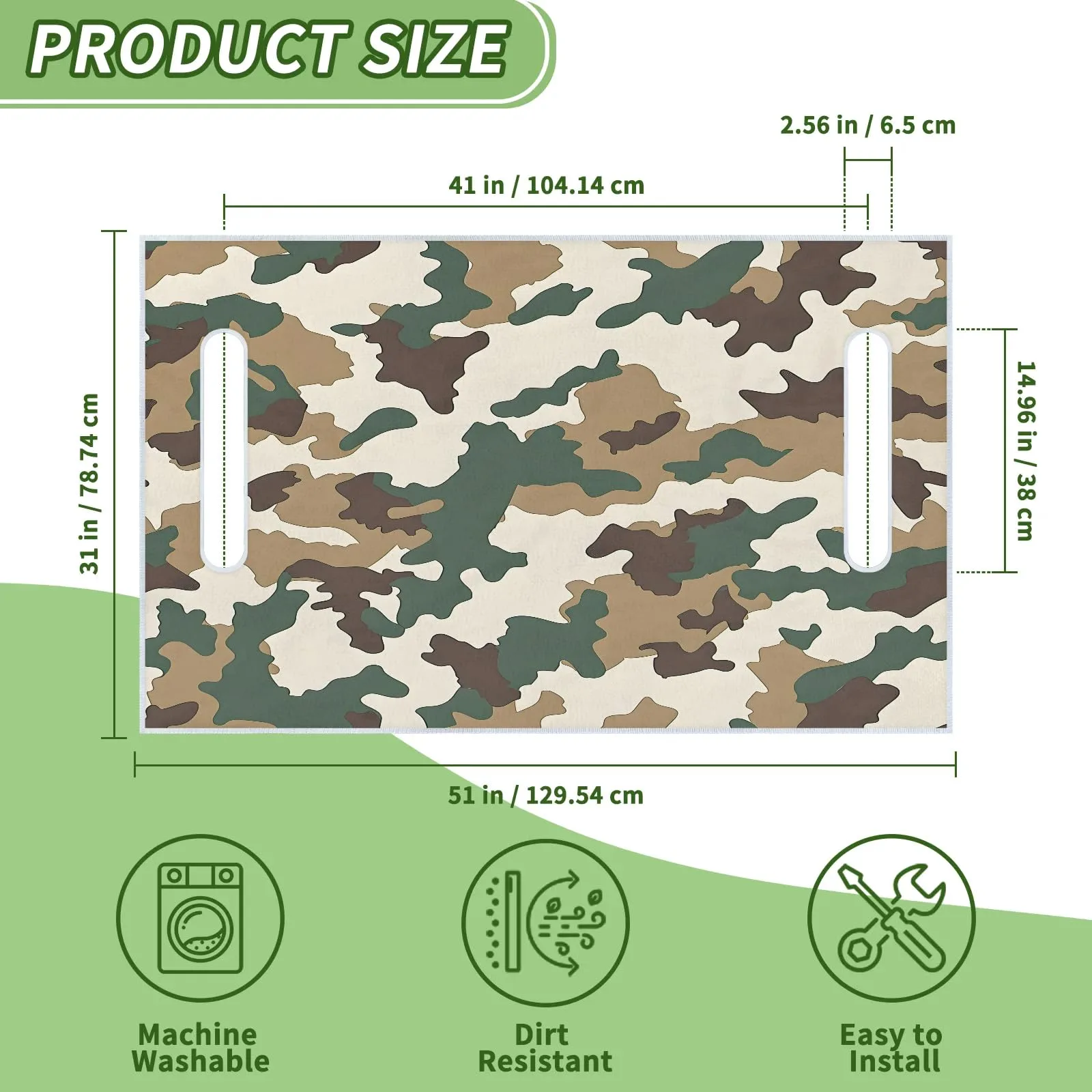 Tiveruda Golf Cart Seat Cover for Double Seats image 2