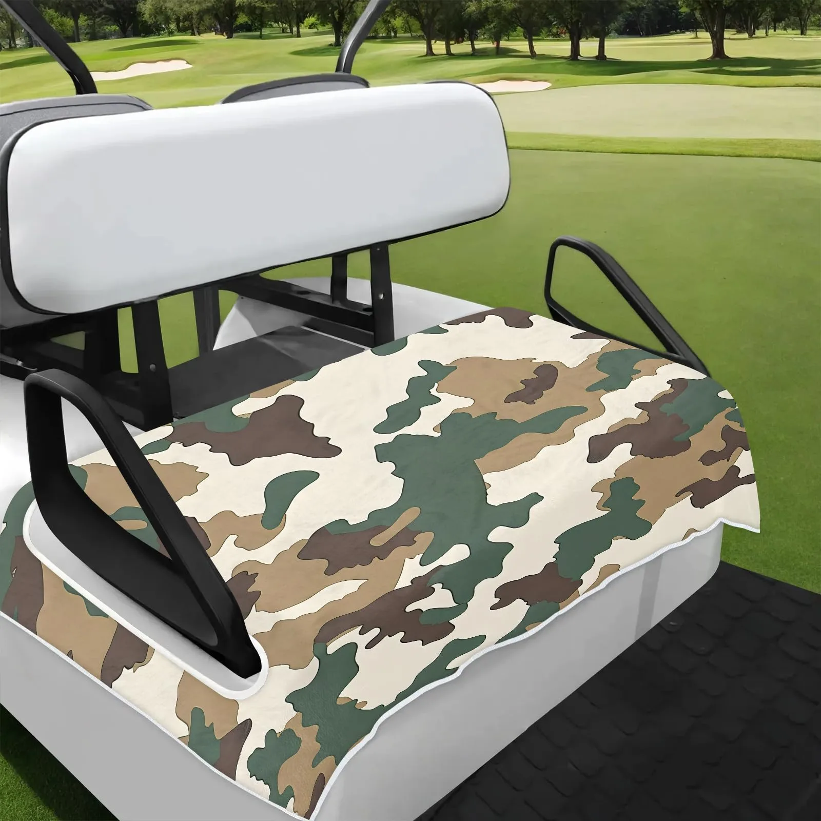 Tiveruda Golf Cart Seat Cover for Double Seats