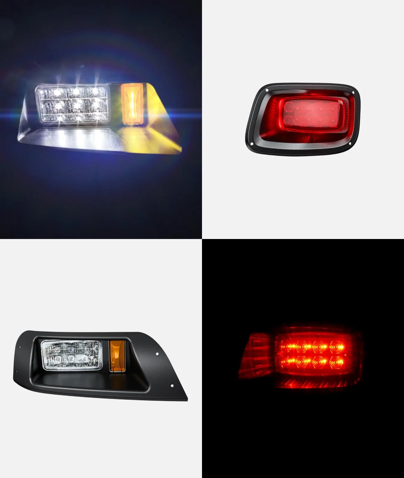 EXOEMTS E-Z-GO TXT LED Headlight and Tail Light Kit image 3