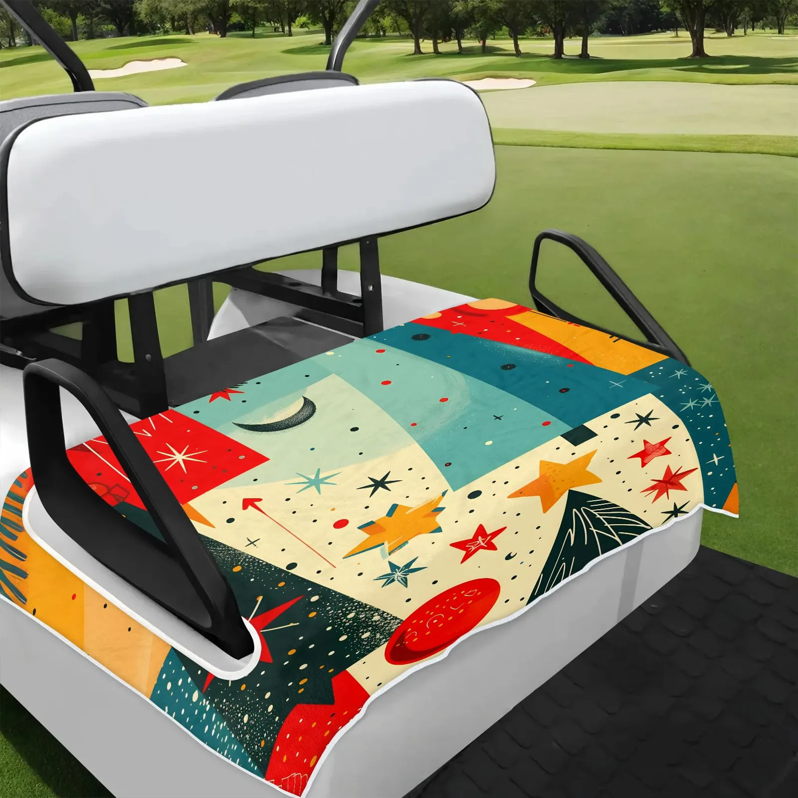Tiveruda Golf Cart Seat Cover for Double Seats