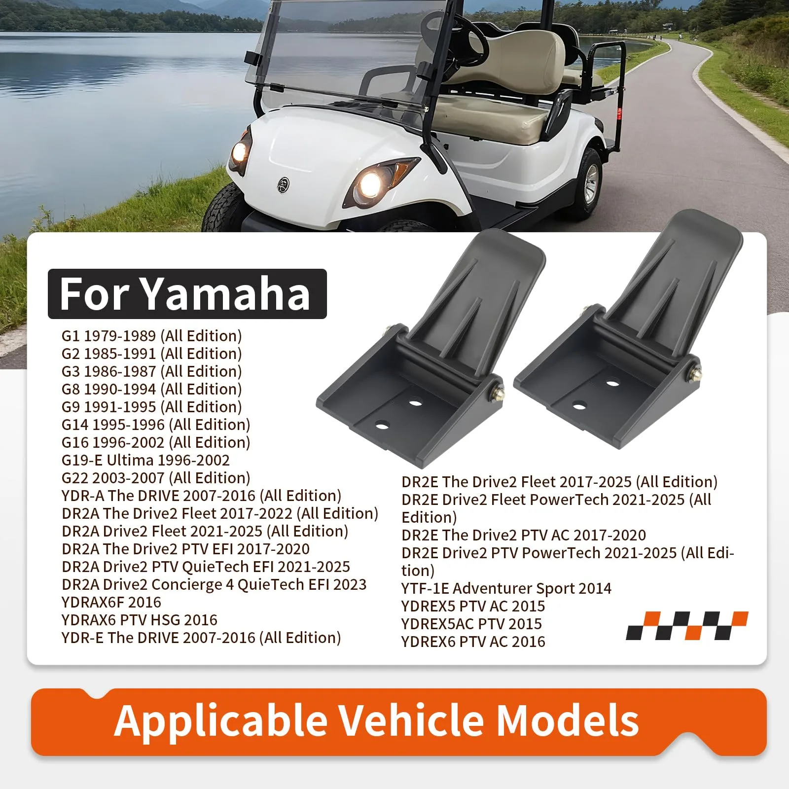 zozoye Bag Rack Strap Buckle JN6-K8380-00-00 for Yamaha Golf Carts image 2