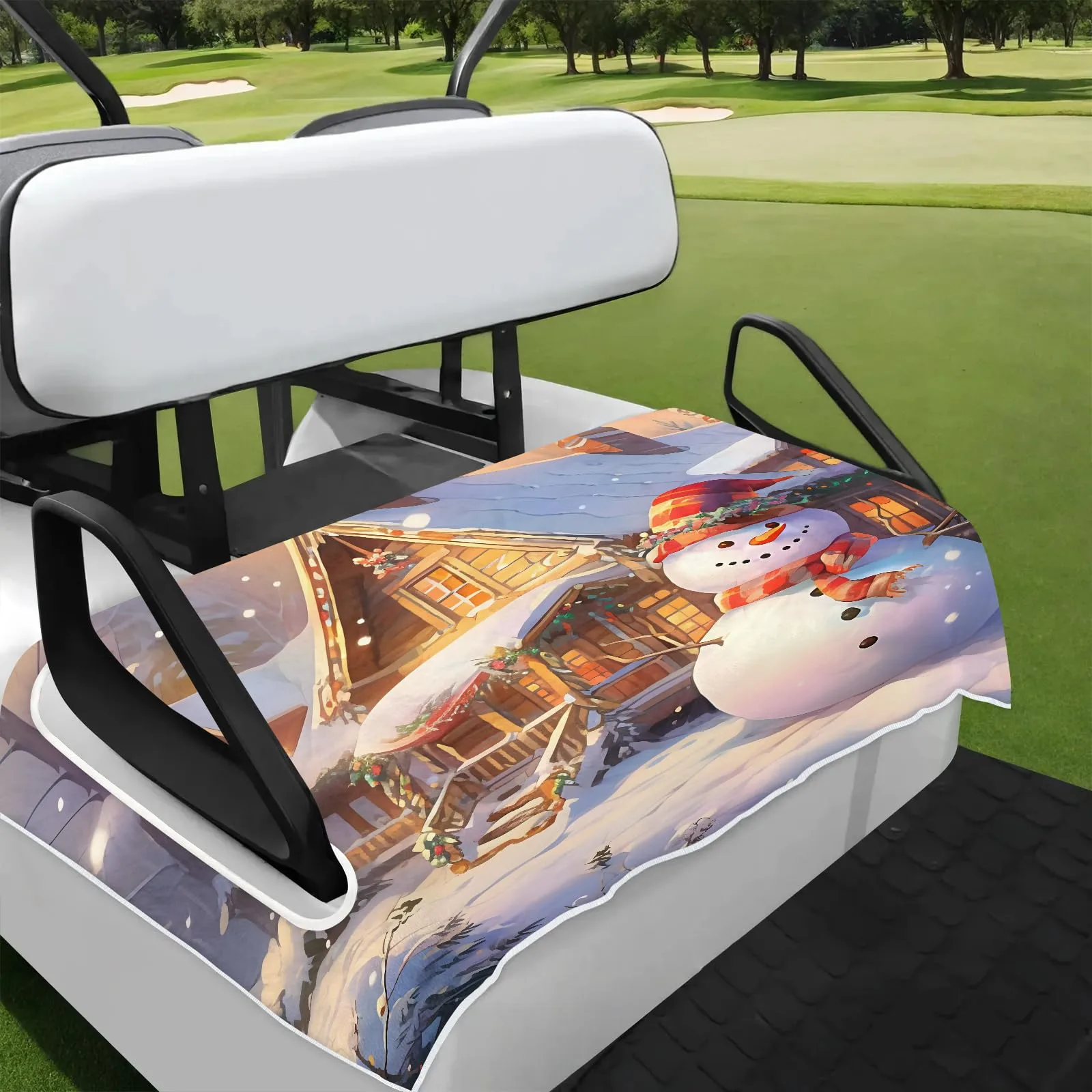 Tiveruda Golf Cart Seat Cover for Double Seats