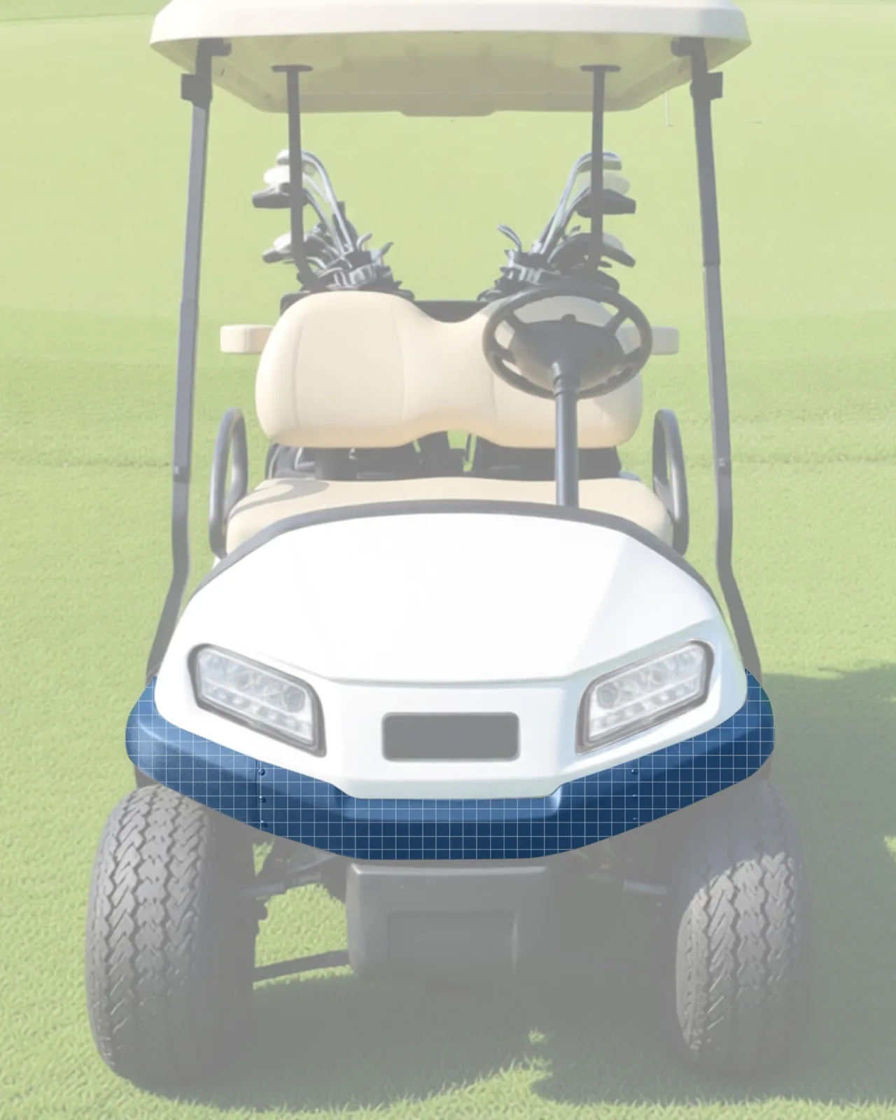 KEWISAUTO Front Fascia for Club Car Tempo 2018+ image 2