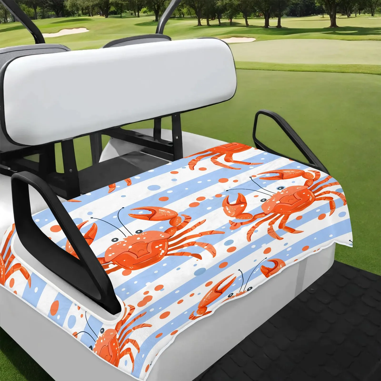 Tiveruda Golf Cart Seat Cover for Double Seats