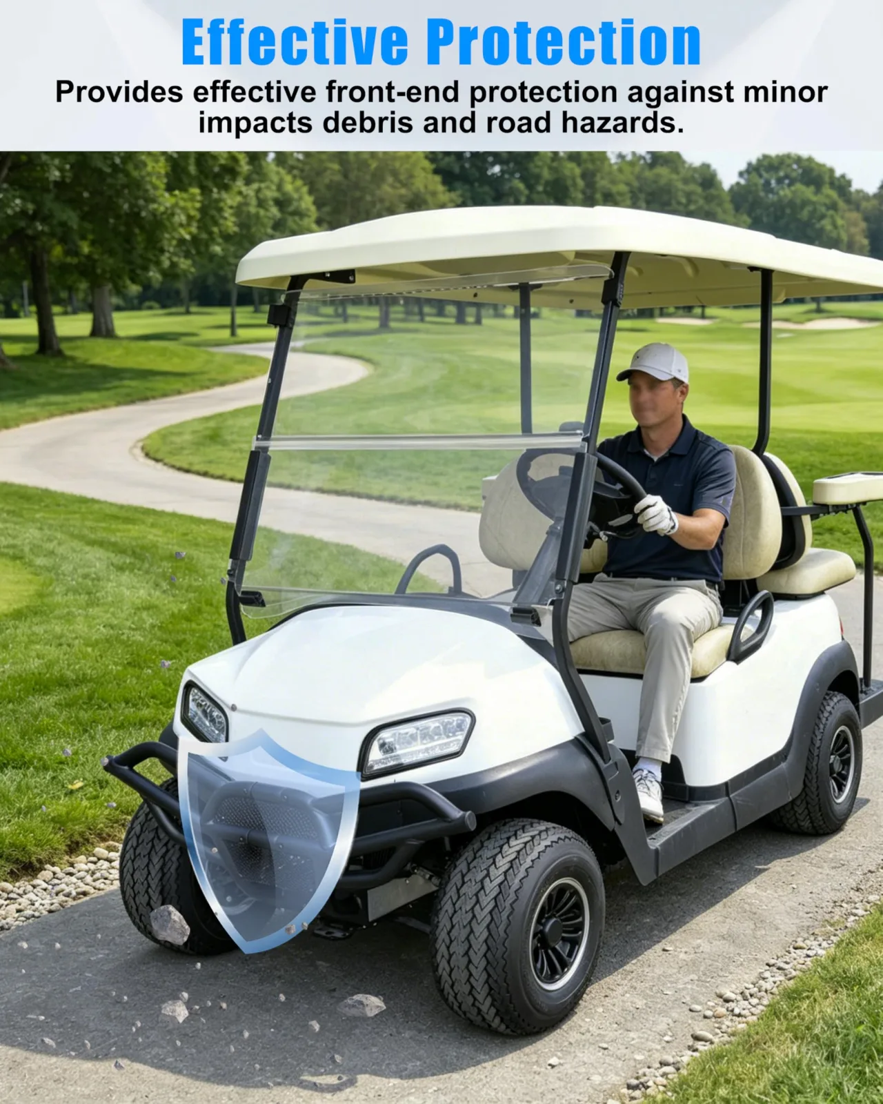 LDETXY Front Brush Guard for Club Car Tempo 2018+ image 2