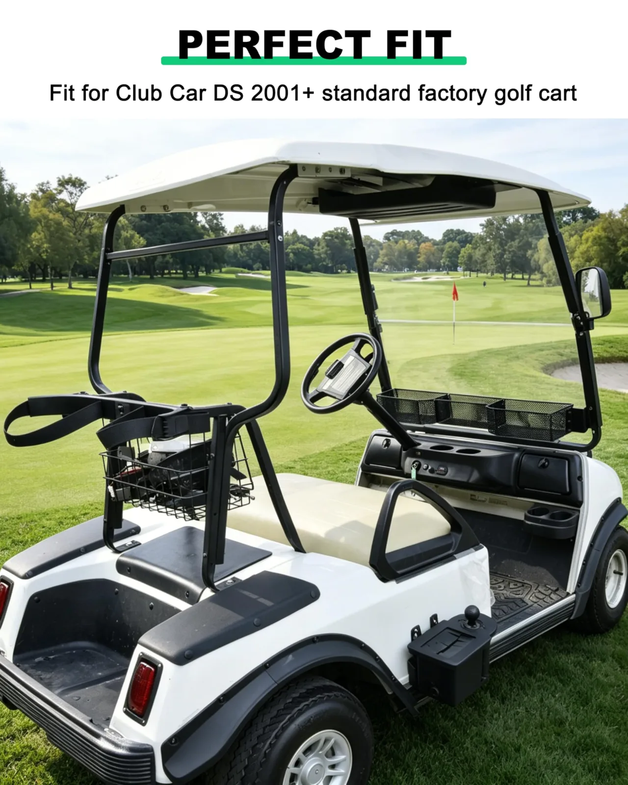 LDETXY Front Storage Basket for Club Car DS 2001+ image 2