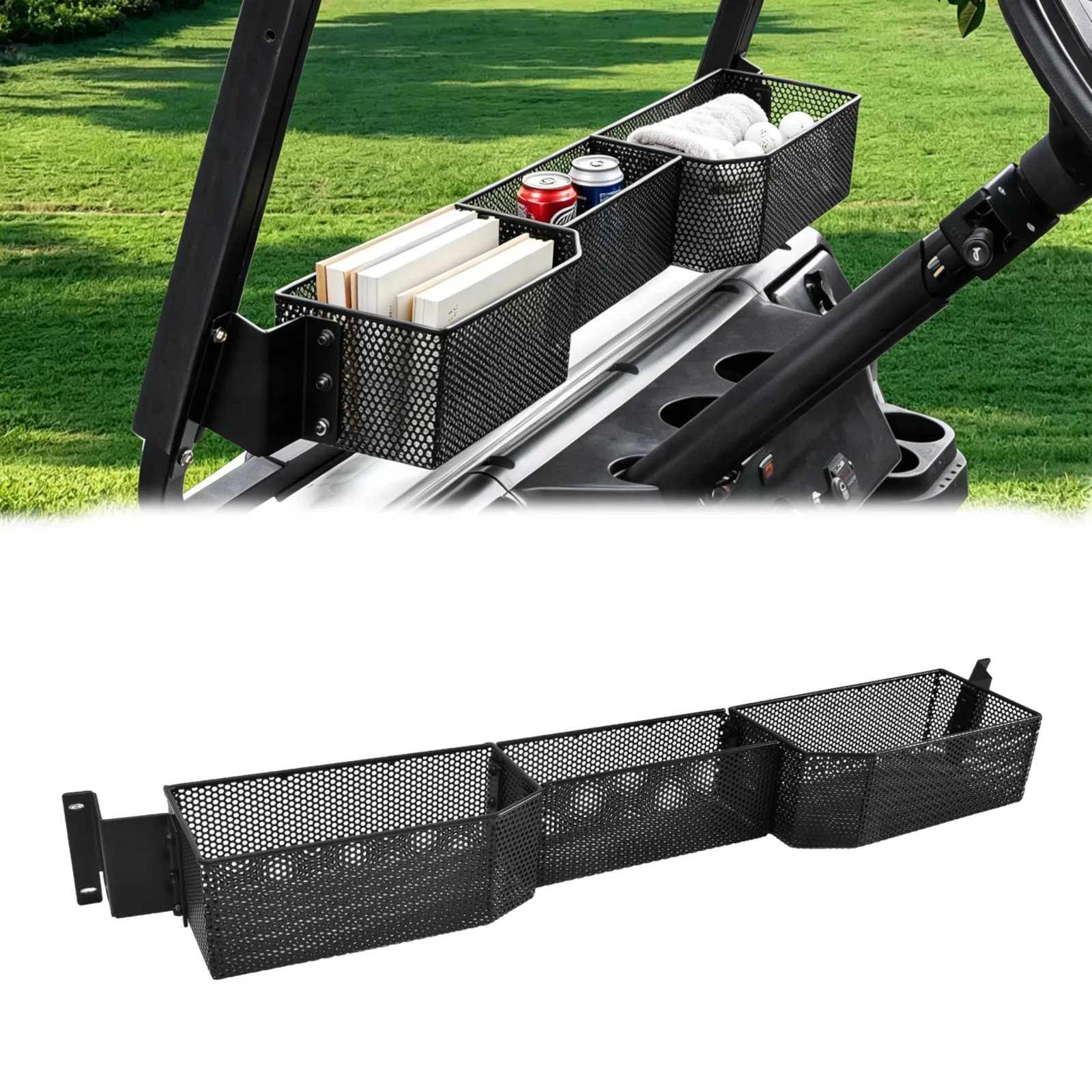 LDETXY Front Storage Basket for Club Car DS 2001+