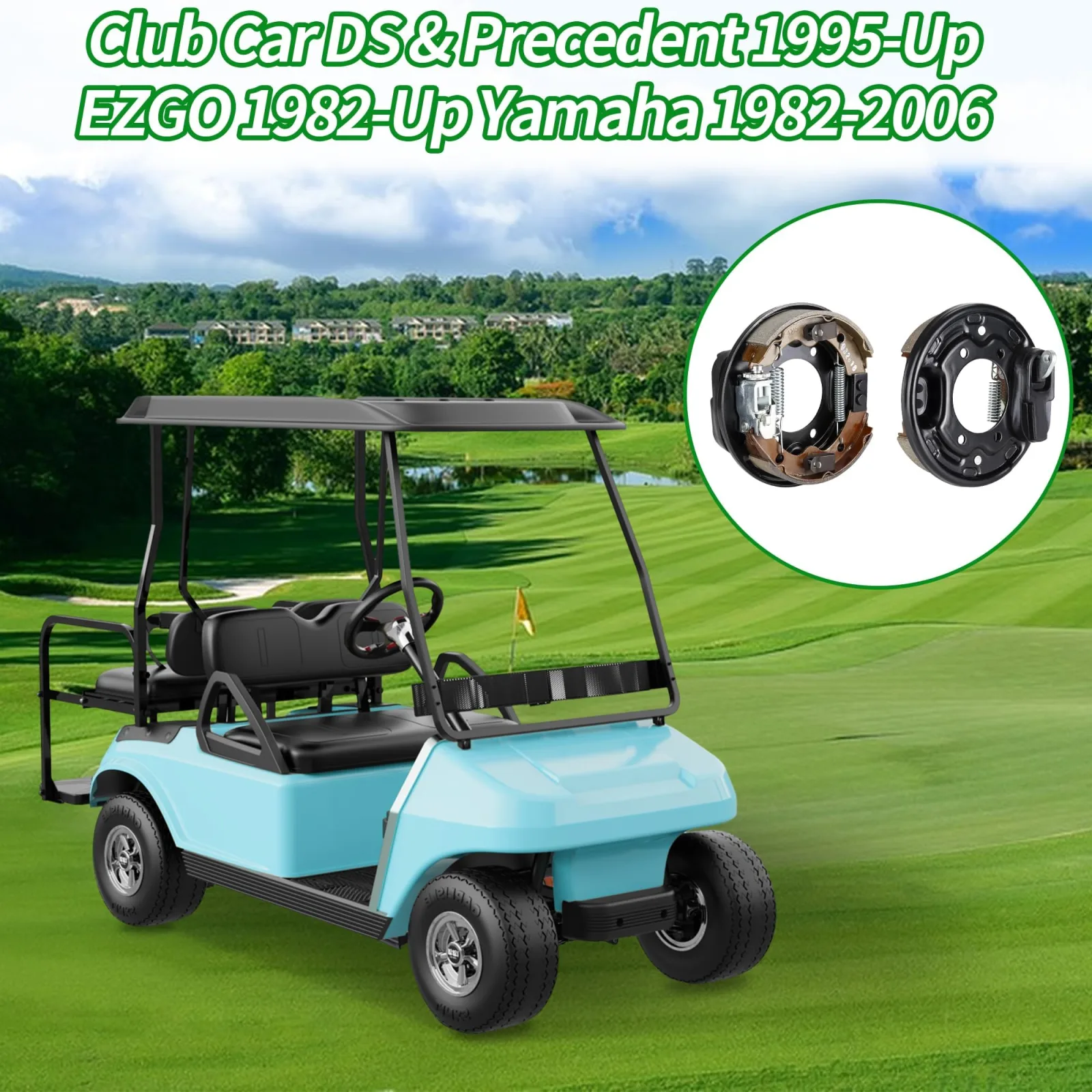 10L0L Rear Brake Assembly for Club Car, EZGO & Yamaha image 3
