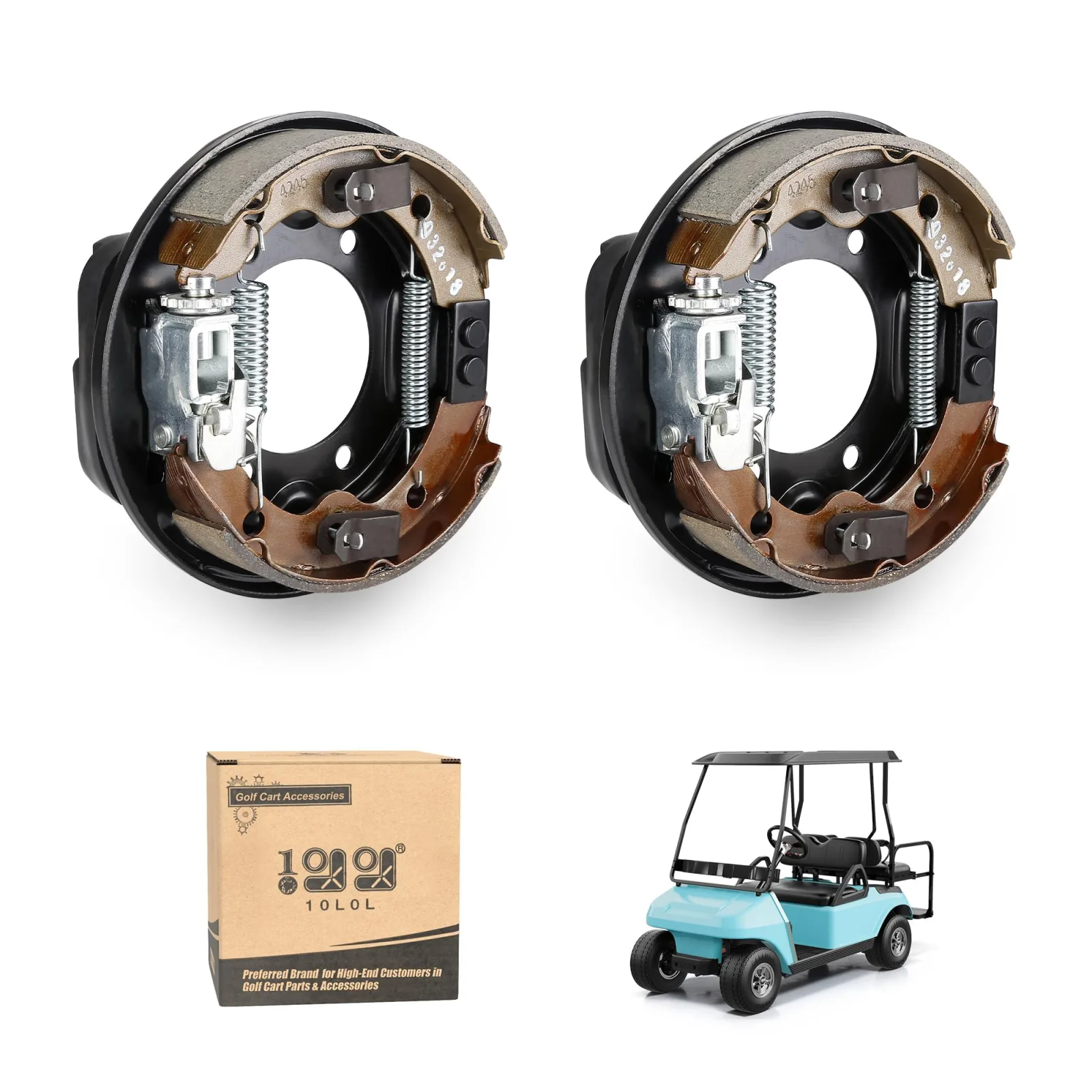 10L0L Rear Brake Assembly for Club Car, EZGO & Yamaha