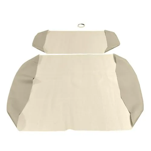 Mievlyo Tan Staple‑On Front Seat Cover for E‑Z‑GO Workhorse — S3.GEFZT02.H-RAC image 2
