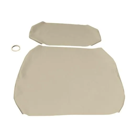 Mievlyo Tan Staple‑On Front Seat Cover for E‑Z‑GO Workhorse — S3.GEFZT02.H-RAC image 3