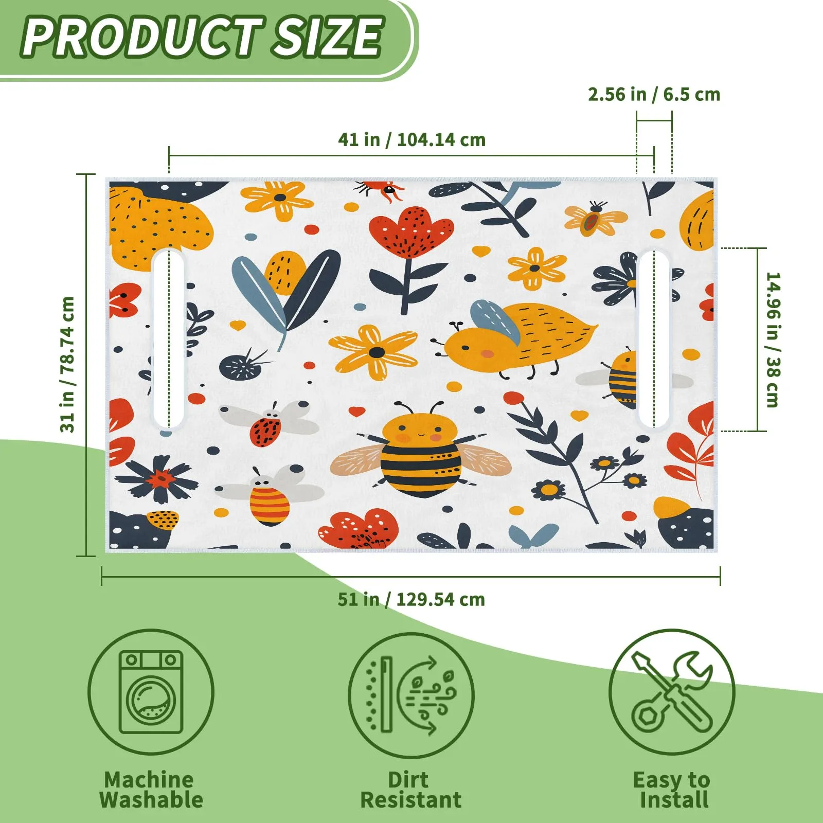 Tiveruda Golf Cart Seat Cover for Double Seats, 51 x 31 in image 2