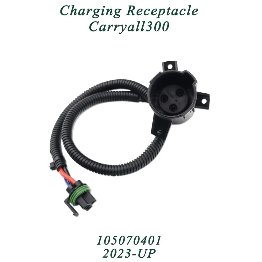 Club Car Carryall 300 Charge Receptacle Harness 105070401 image 2