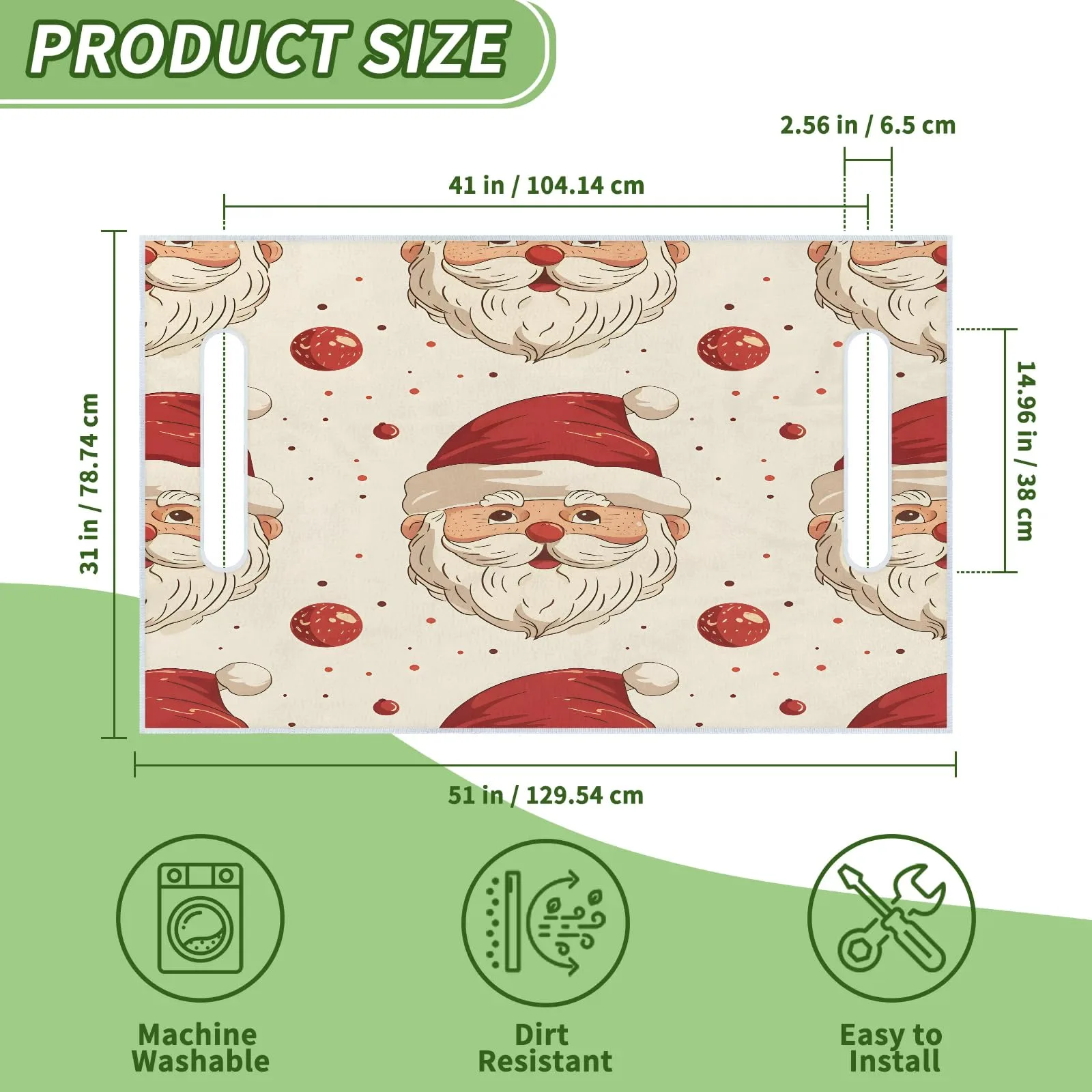 Tiveruda 51 x 31 in Golf Cart Seat Cover — Model A-000A-004-1040-01-258R-005H image 2