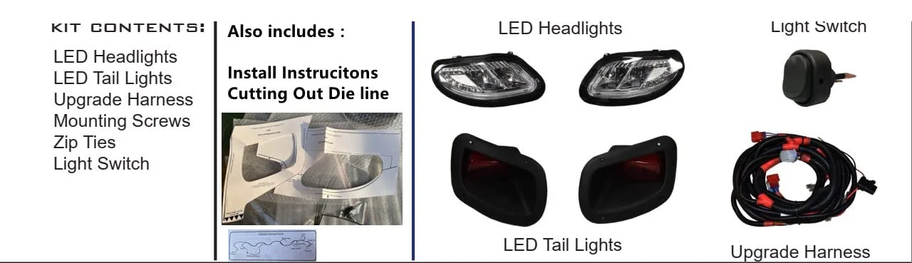 Dr.Acces LED Light Kit for E-Z-GO TXT Freedom/t48 image 3