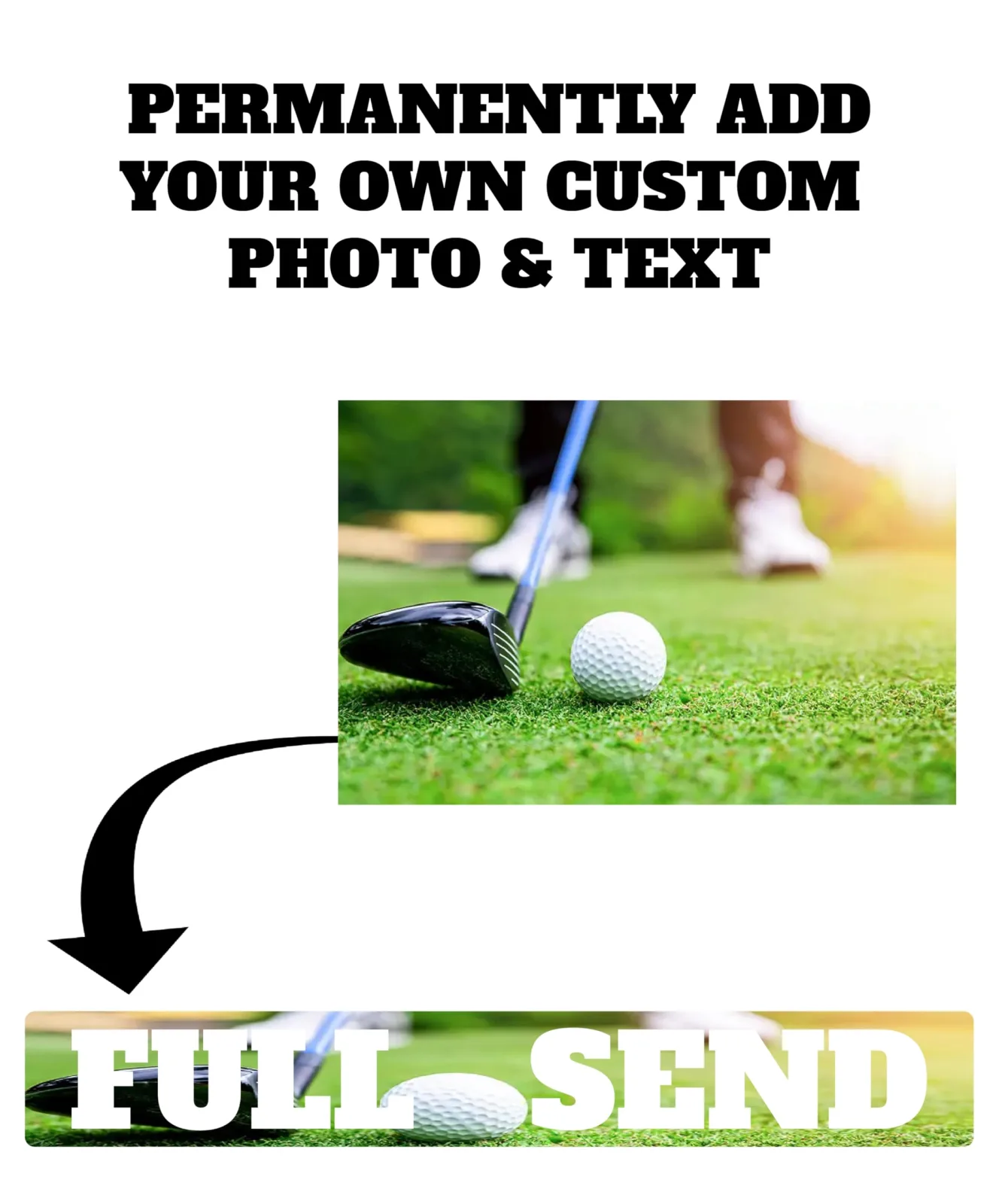 Custom Name Plate for Club Car Precedent Golf Cart image 3