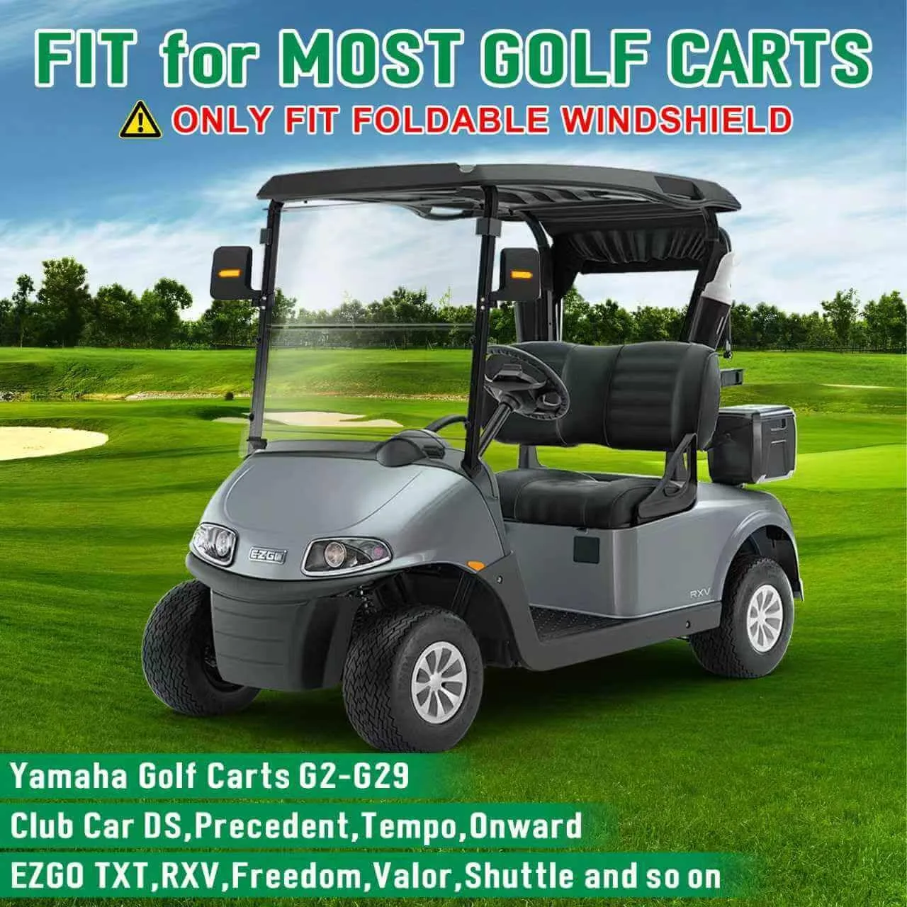 LEAPGOMAX SDM-001 No-Drill Golf Cart Side Mirrors image 4