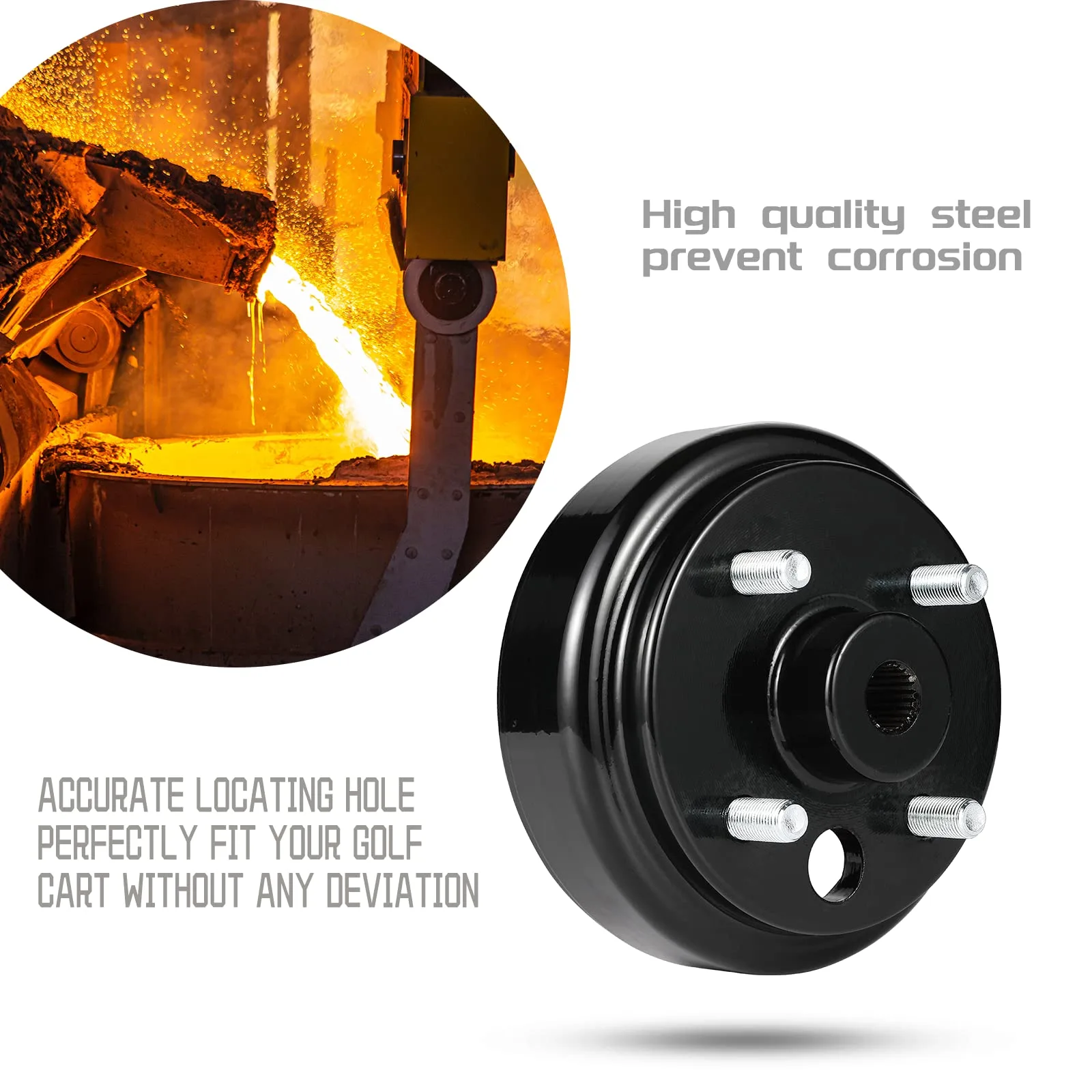 XUANYUDG0769 Brake Drum Hub for E-Z-GO TXT PDS image 4