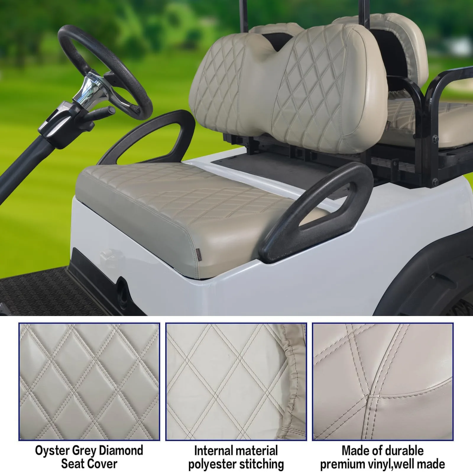 NOKINS Club Car Precedent Front Seat Cover WGN10015-SG image 4
