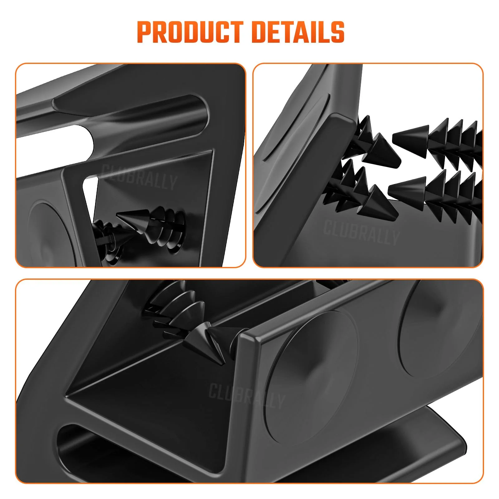 CLUBRALLY CB-194 Golf Cart Windshield Retaining Clips image 2