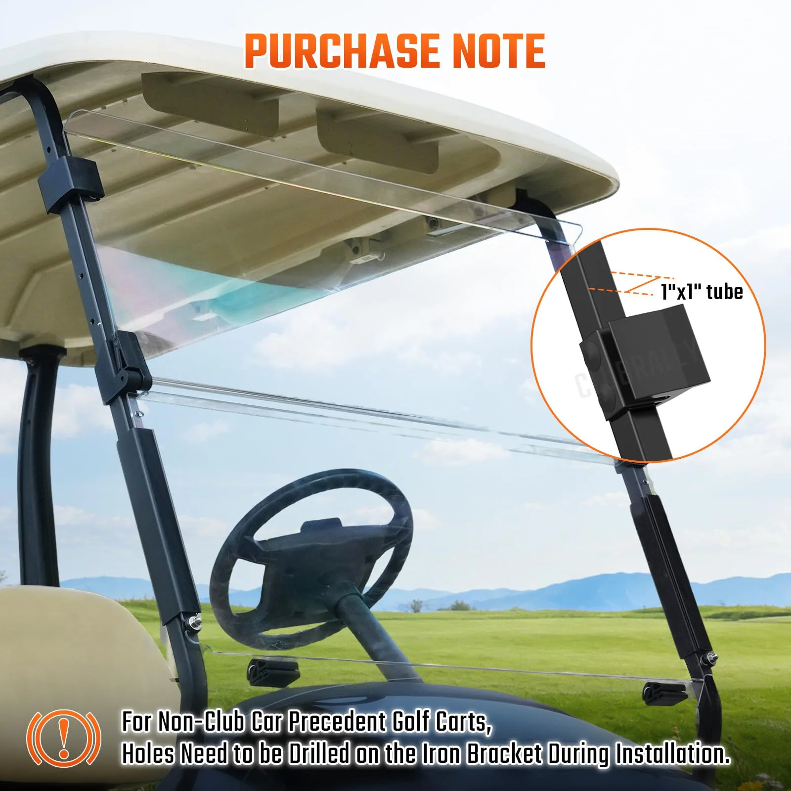 CLUBRALLY CB-194 Golf Cart Windshield Retaining Clips image 4