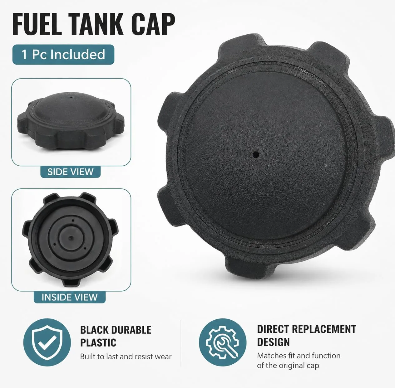 Hoypeyfiy CH1708 Fuel Tank Cap for Club Car DS and EZGO TXT image 4