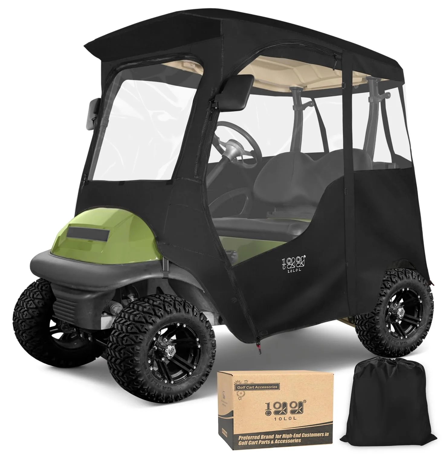 10L0L Enclosure for 2-Passenger Club Car Precedent
