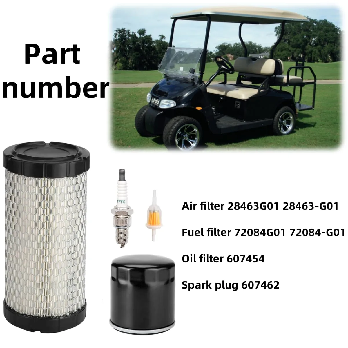 CAFEZAYO 4656A Tune-Up Kit for E-Z-GO Gas Golf Carts image 2
